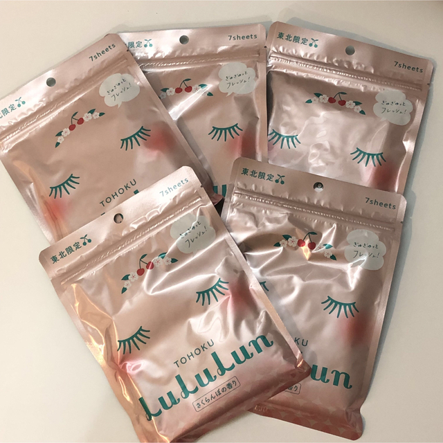 LuLuLun(ルルルン)のLuLuLun 　東北限定　さくらんぼの香り コスメ/美容のスキンケア/基礎化粧品(パック/フェイスマスク)の商品写真