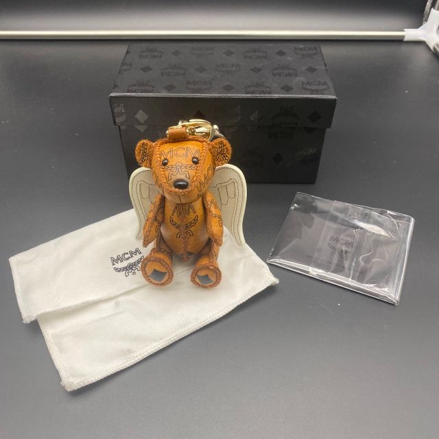 箱付・美品】MCM テディベア クマ くま キーホルダー チャーム 人気