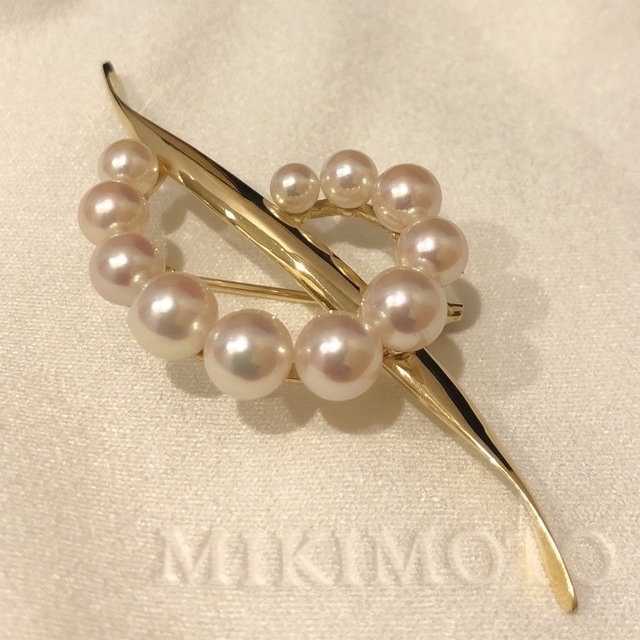 MIKIMOTO パール ブローチ-