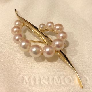 ミキモト(MIKIMOTO)のMIKIMOTO パール　ブローチ(ブローチ/コサージュ)