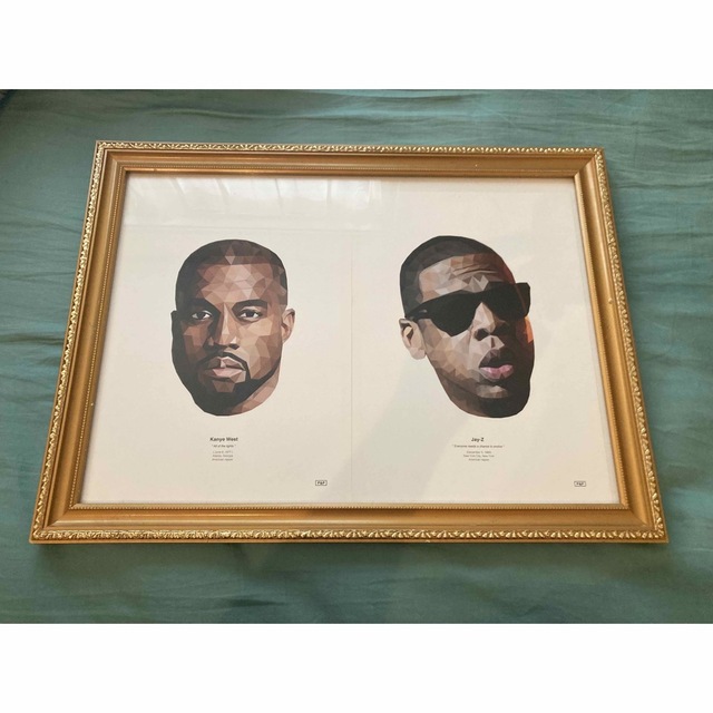 jay z × kanye 額縁