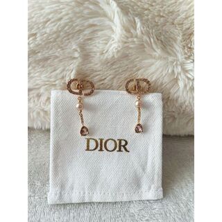 Dior - DIOR PETIT CD ピアス レジンパール ピンク