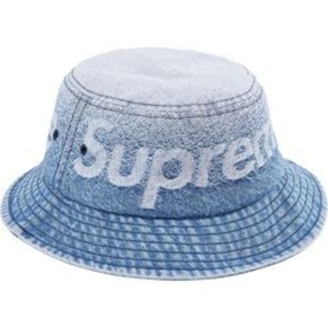Supreme(シュプリーム)のSupreme Fade Jacquard Denim Crusher M/L メンズの帽子(ハット)の商品写真