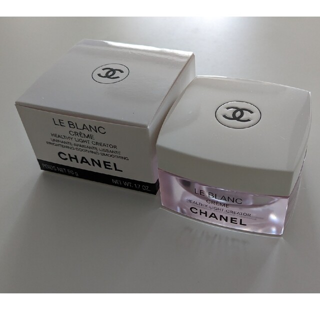 CHANEL(シャネル)のシャネル　ル ブラン　美白美容液　クリーム　空瓶　chanel le blanc インテリア/住まい/日用品のインテリア小物(置物)の商品写真