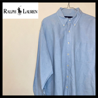 ラルフローレン(Ralph Lauren)のポロラルフローレン 長袖BDシャツ無地Lサイズ(シャツ)