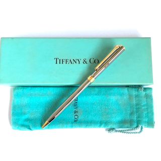 ティファニー(Tiffany & Co.)のティファニー　コンビカラー　Tクリップ　ボールペン 箱付き(ペン/マーカー)