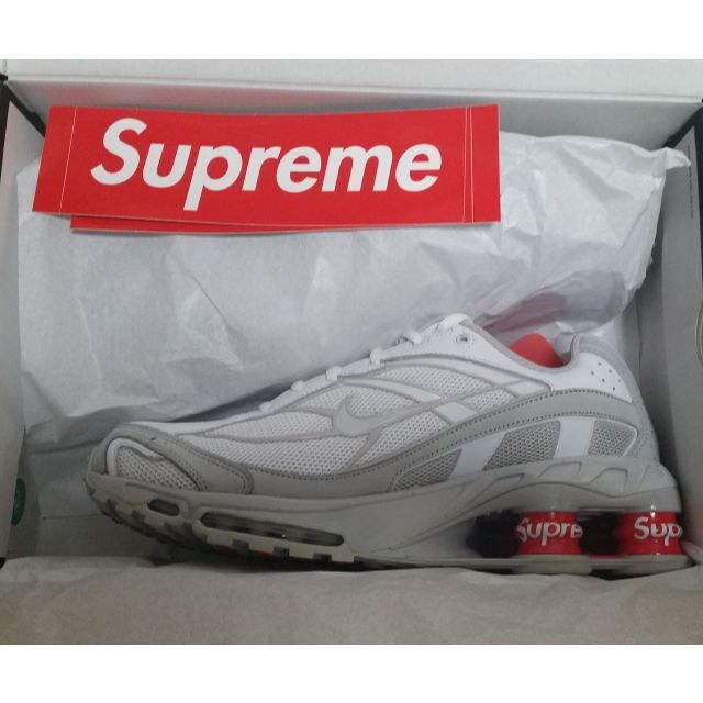 2024人気激安 Supreme Nike Shox Ride 2 White 26.5cm -スニーカー