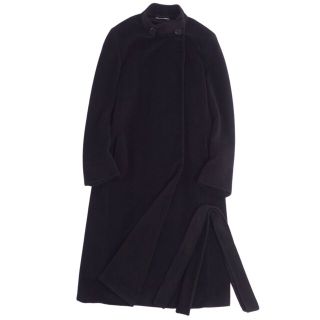 メイソングレイ(MAYSON GREY)の美品 マックスマーラ Max Mara コート ロングコート スタンドカラー ウール アンゴラ 無地 アウター レディース JI38 USA4 FB36(S相当) ブラック(その他)