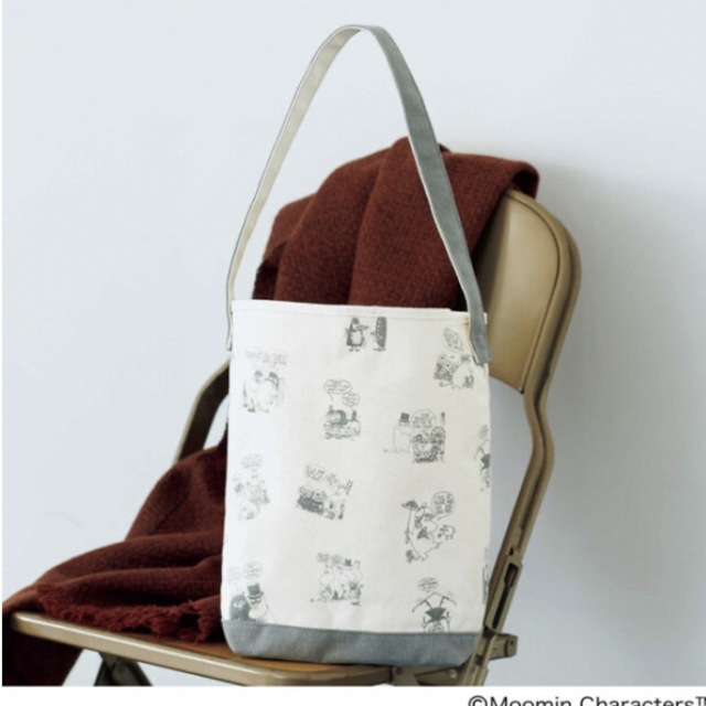 MOOMIN(ムーミン)のリンネル付録♡ムーミンデザイントート レディースのバッグ(トートバッグ)の商品写真