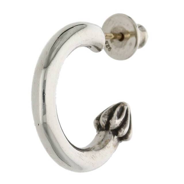 クロムハーツ HOOP PLAIN/プレーンフープ シルバーピアス メンズ | www