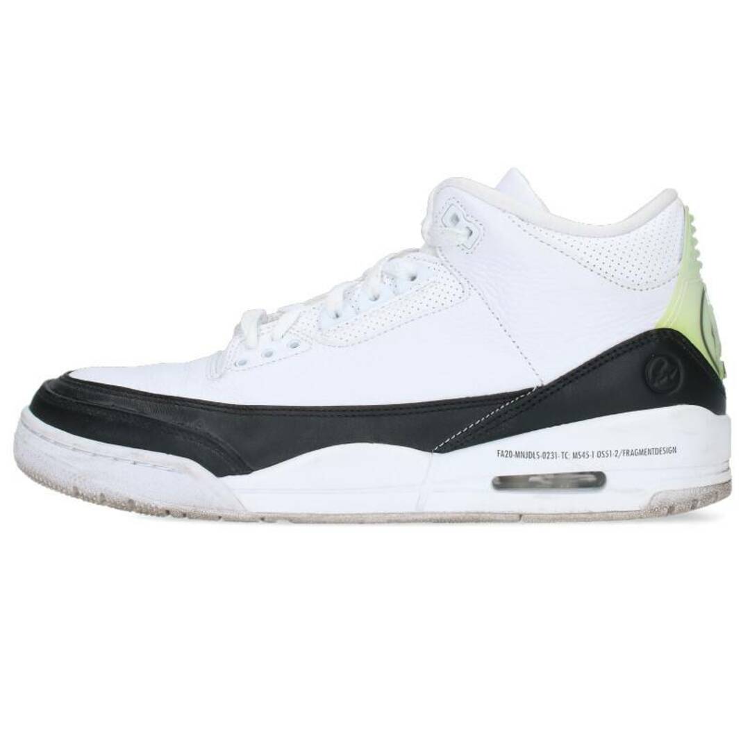 ナイキ ×フラグメントデザイン fragment design AIR JORDAN 3 RETRO SP