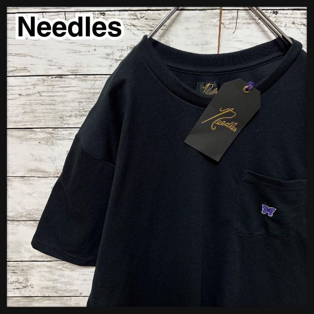 needles 半袖 Tシャツ ワンポイント 刺繍ロゴ - 通販 - mille-coeur.net