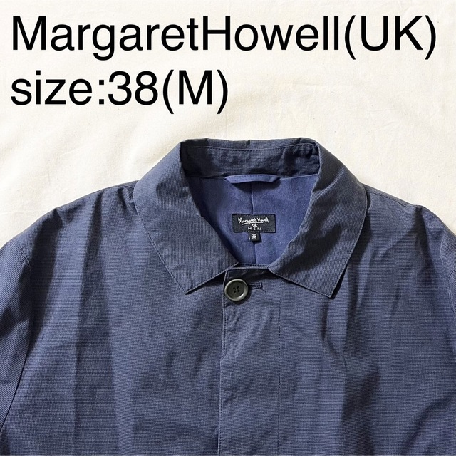 MARGARET HOWELL(マーガレットハウエル)のMargaretHowell(UK)ビンテージコットンステンカラーコート メンズのジャケット/アウター(ステンカラーコート)の商品写真