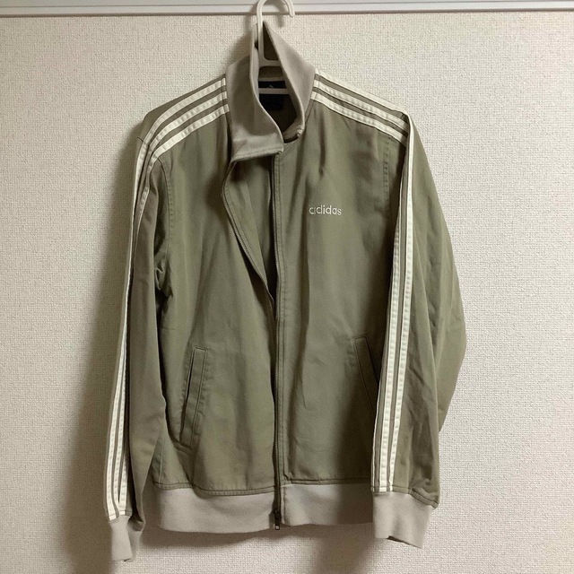 m409◆adidas◆スポーツジャージ◆ベージュ◆Mサイズ◆メンズ