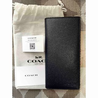 コーチ(COACH)の美品💫お値下げ❣️ coach メンズ 二つ折長財布 コーチ(長財布)