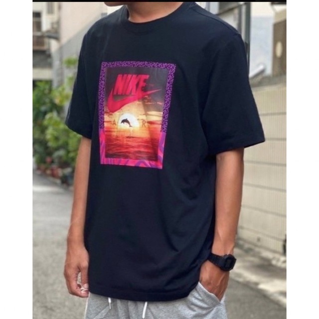 NIKE(ナイキ)のナイキ　NIKE メンズ　半袖　スポーツウェア　tシャツ イルカ　水族館　新品 メンズのトップス(Tシャツ/カットソー(半袖/袖なし))の商品写真