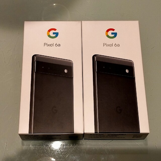 Google Pixel - 新品未使用 2台 Google Pixel 6a Charcoal 128 GBの+