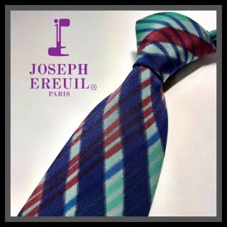 ジョセフエロール(JOSEPH EREUIL)の169【JOSEPH EREUIL】ジョセフエロール ネクタイ  紺×緑×赤(ネクタイ)