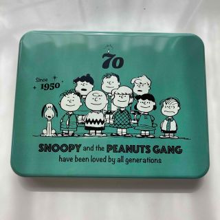 スヌーピー(SNOOPY)のスヌーピー　70周年限定品　空き缶　ヴィンテージピーナッツ(キャラクターグッズ)