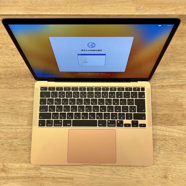 M1 MacBook Air 2020 512GB GPU8 ゴールド
