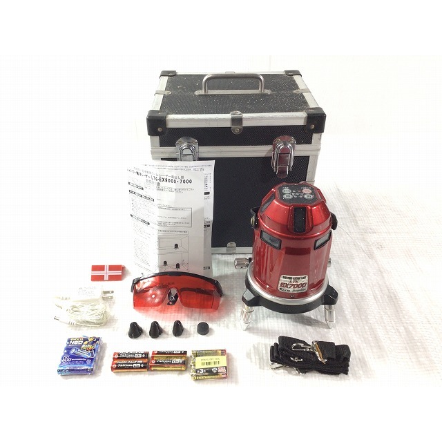 ☆中古品☆ LTC テクノ販売 レーザー墨出し器 LTK-EX7000 電動 ☆中古品☆ LTC テクノ販売 レーザー墨出し器 LTK-EX7000 電動