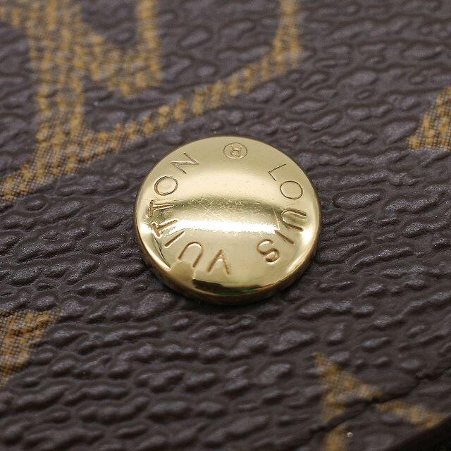 未使用品 ルイ ヴィトン ポルトモネビエ・カルトクレディ 財布 三つ折り M61652 モノグラム ブラウン ゴールド金具