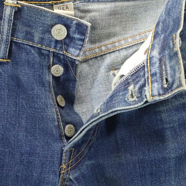 RRL USA製 ボタンフライ ストレート デニムパンツ w29 ダブルアール