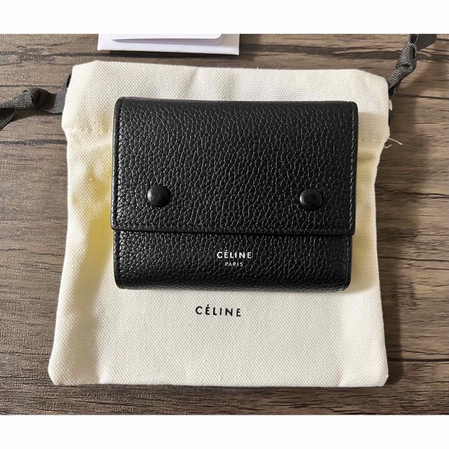 極美品☆CELINE  セリーヌ 3つ折り財布  さいふ 小銭入れ