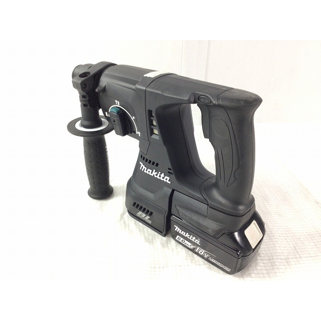 ☆比較的綺麗☆makita マキタ 18V 充電式ハンマドリル HR244D 6.0Ahバッテリー1個(BL1860B) ケース付 68696 6