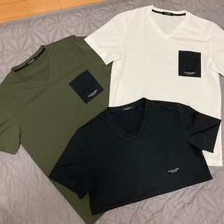 ブラックレーベルクレストブリッジ(BLACK LABEL CRESTBRIDGE)のほぼ未使用◆BLACKLABEL半袖カットソー３色セット◆Mサイズ(Tシャツ/カットソー(半袖/袖なし))