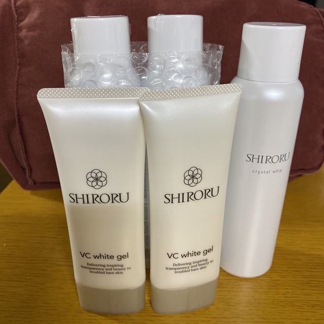 海外 正規品 SHIRORU SHIRORU クリスタルホイップ15本＋VCホワイトゲル