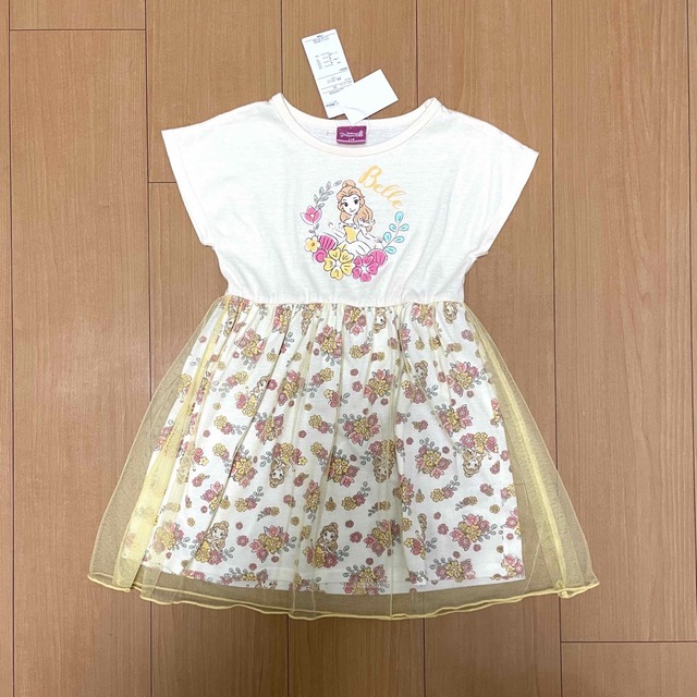 Disney(ディズニー)のディズニープリンセス　ワンピース　110サイズ キッズ/ベビー/マタニティのキッズ服女の子用(90cm~)(ワンピース)の商品写真