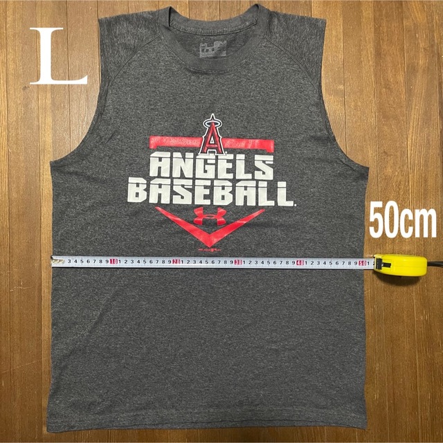 UNDER ARMOUR(アンダーアーマー)の希少なAngels Baseboll アンダーアーマー タンクトップ(L) メンズのトップス(タンクトップ)の商品写真