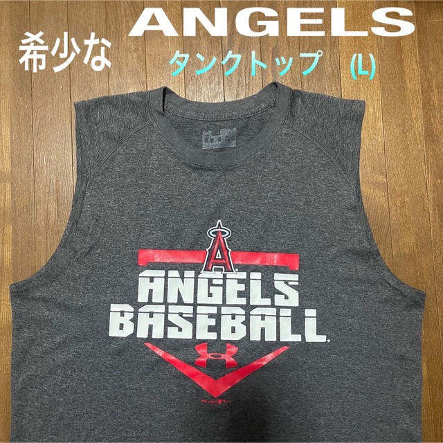 UNDER ARMOUR(アンダーアーマー)の希少なAngels Baseboll アンダーアーマー タンクトップ(L) メンズのトップス(タンクトップ)の商品写真