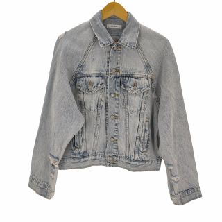 MOUSSY リバーシブルダメージデニムジャケット MA-1-