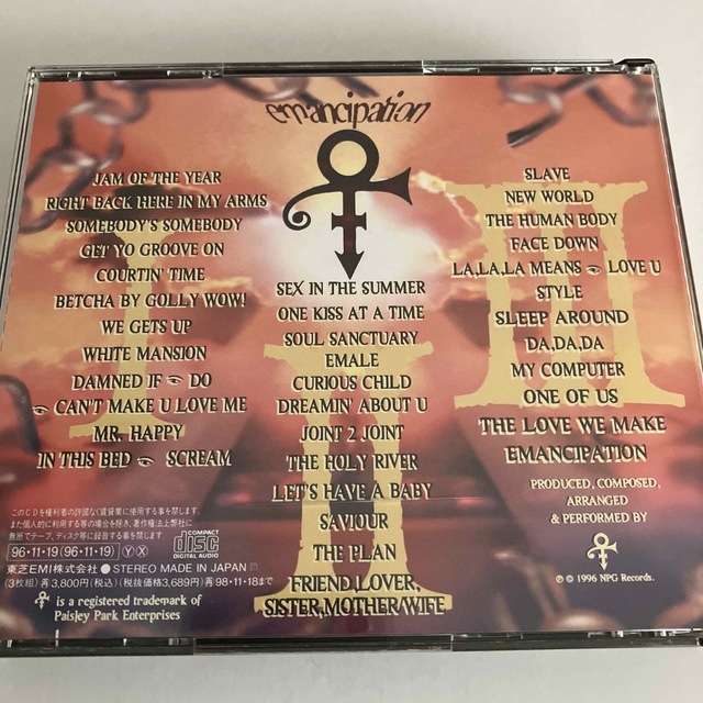 Prince(プリンス)のEmancipation / Prince エンタメ/ホビーのCD(ポップス/ロック(洋楽))の商品写真