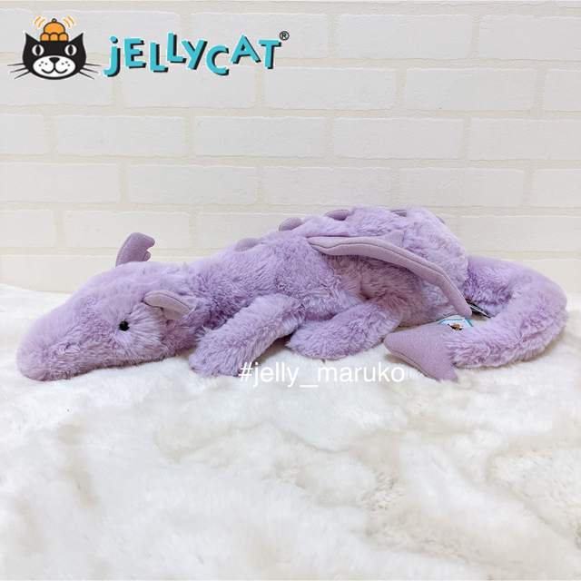 【新品】M ラベンダードラゴン ジェリーキャットjellycat ぬいぐるみ