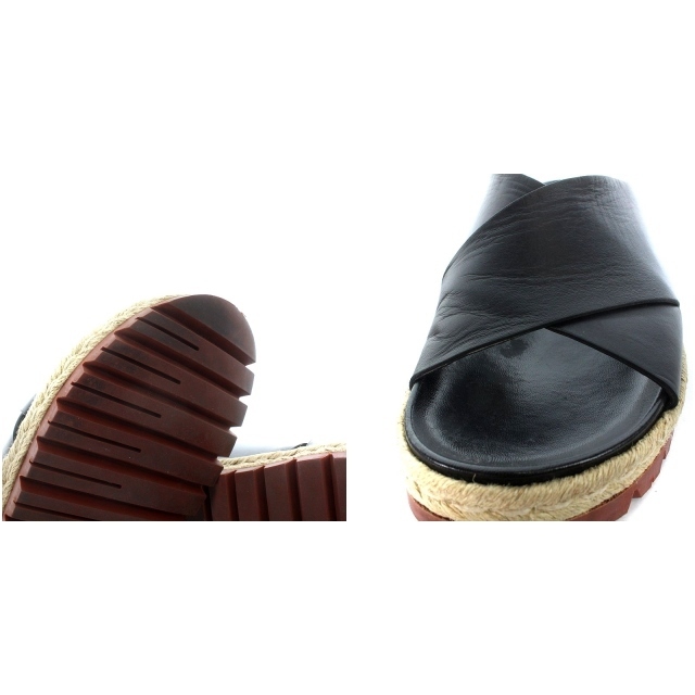 Marni(マルニ)のマルニ MARNI サンダル レザー 25cm 黒  レディースの靴/シューズ(サンダル)の商品写真