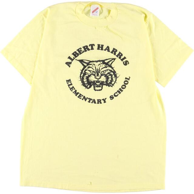 80年代 ジャージーズ Jerzees カレッジTシャツ USA製 メンズM ヴィンテージ /eaa323724