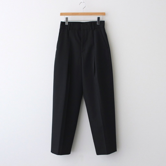 ATON 22SS WOOL GABARDINE TAPERED PANTS