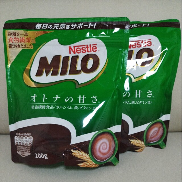 Nestle(ネスレ)のミロ オトナの甘さ 200g　2袋セット 食品/飲料/酒の飲料(その他)の商品写真