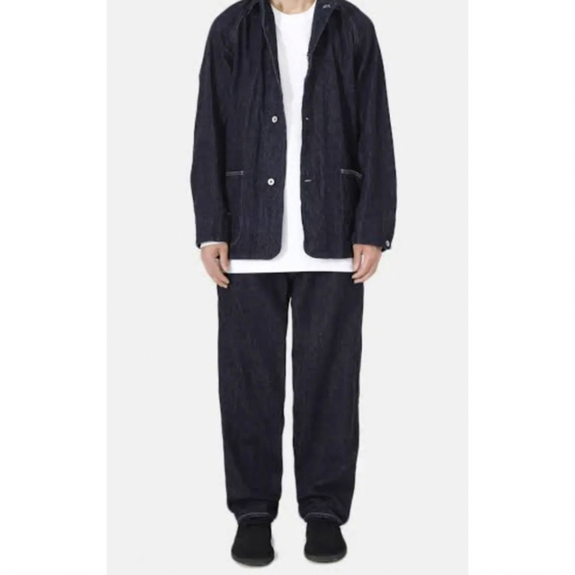 22AW comoli コモリ デニム ベルテッドパンツ W03-03001 2