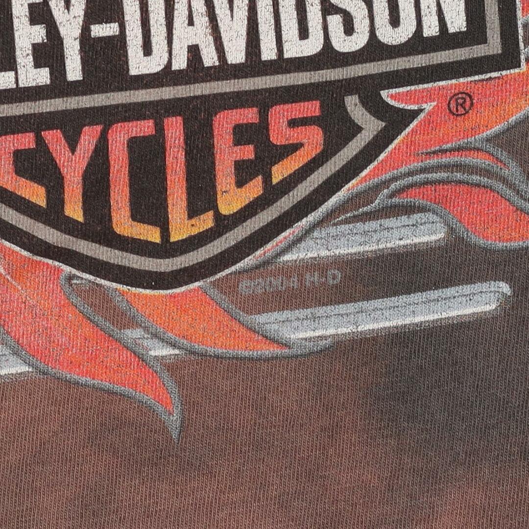 古着 ビッグサイズ ハーレーダビッドソン Harley-Davidson 雰囲気系 両面プリント モーターサイクル バイクTシャツ メンズXXXL /eaa324973 3