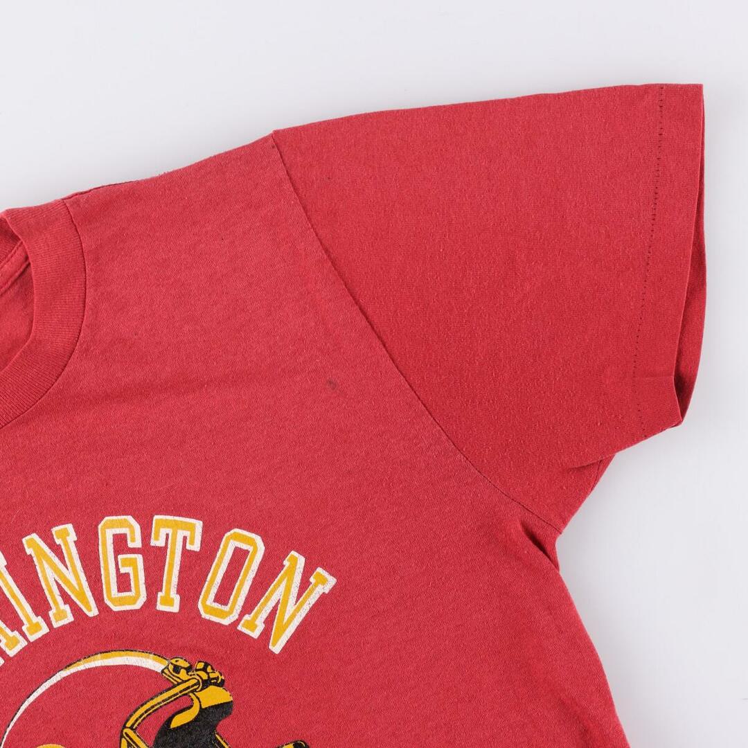 80年代 チャンピオン Champion トリコタグ NFL WASHINGTON RED SKINS ワシントンレッドスキンズ スポーツプリントTシャツ USA製 メンズM ヴィンテージ /eaa324616