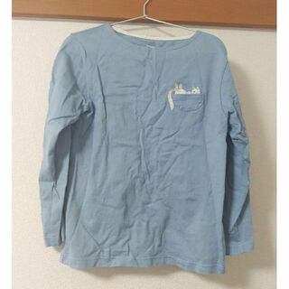 グラニフ(Design Tshirts Store graniph)のキャットインザボウル ロングTシャツ(Tシャツ(長袖/七分))