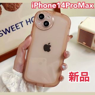 【新品】ピンク クリア iPhone 14 Pro Max iPhoneケース(iPhoneケース)