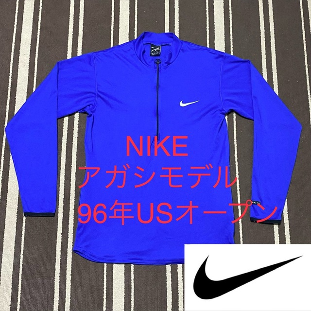 NIKE - レア 入手困難 ナイキ アンドレアガシモデル 長袖ポロシャツ 96