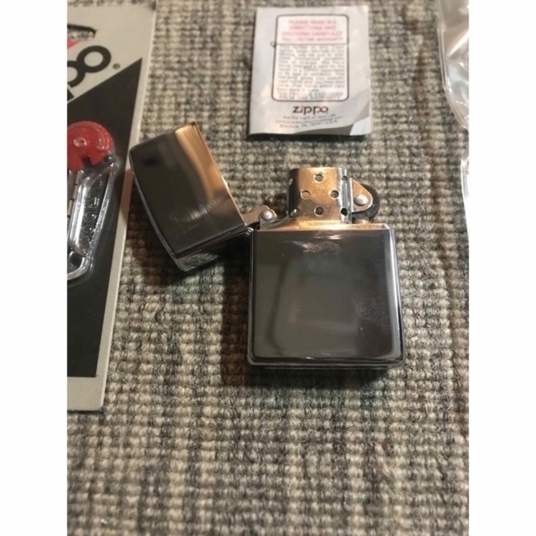 未使用 デッドストックZippo オイルライター シンプル シルバーカラー