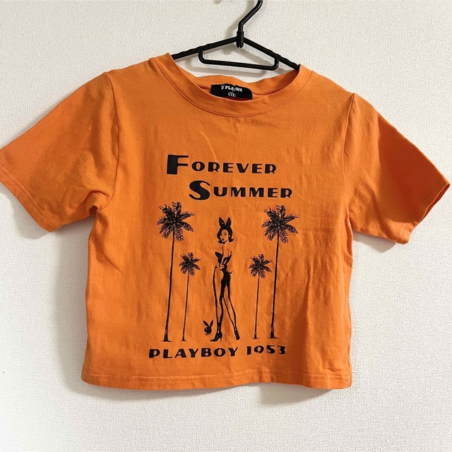 GYDA(ジェイダ)の【GYDA】PLAYBOY FOREVER SUMMER ショートTシャツ メンズのトップス(Tシャツ/カットソー(半袖/袖なし))の商品写真