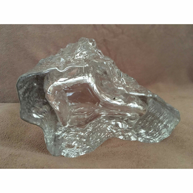 Iittalaヴィンテージ ベース造形美アンティークフィンランド 置物 氷彫刻